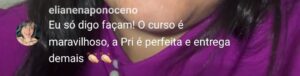 elaine façam o curso